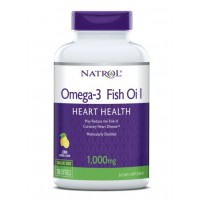 NATROL Omega-3 Fish Oil 1,000mg 150кап, Лимон