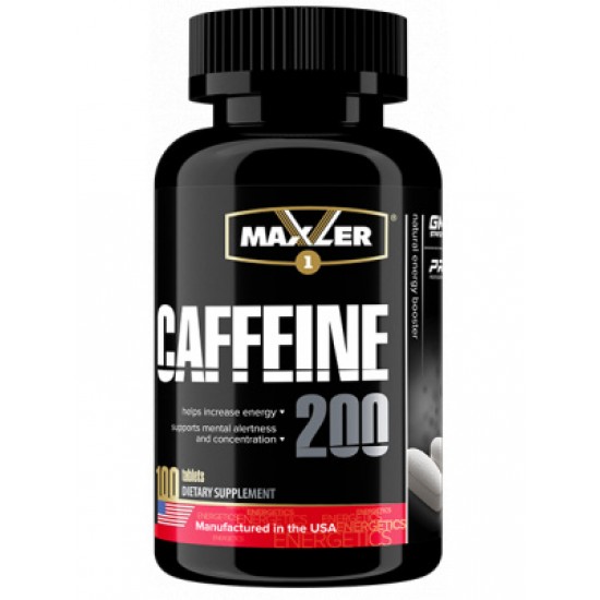 MAXLER Caffeine 200mg 100таб