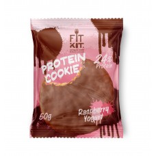 FIT KIT Protein Cookie 50гр, Малиновый йогурт