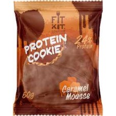 FIT KIT Protein Cookie 50гр, Карамельный мусс