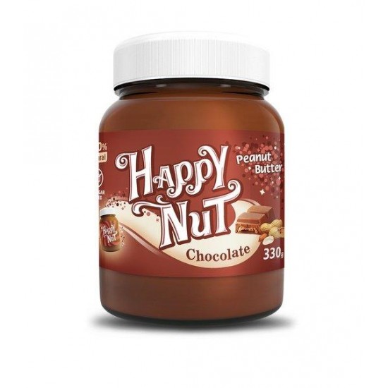 Арахисовая паста Happy Nut с шоколадом 330г
