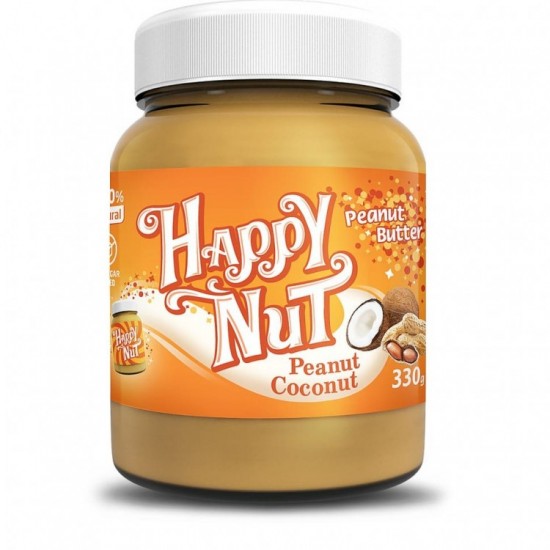 Арахисовая паста Happy Nut с кокосом 330г