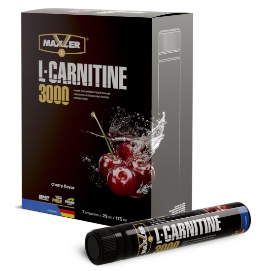MAXLER L-CARNITINE 3000 25мл, Вишня