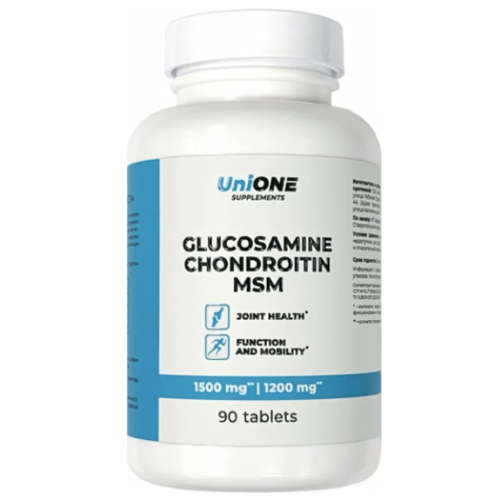 UniONE Glucosamine-Chondroitin-Msm 90 таб