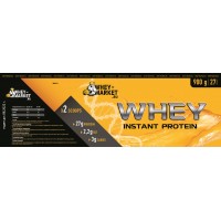 Сывороточный протеин Whey Market 900г (вкусовой) в банке