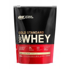 OPTIMUM NUTRITION 100 % Whey protein Gold standard 454 г, Ванильное мороженое