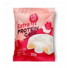 FIT KIT Extra PROTEIN CAKE 70гр, Малина-Йогурт