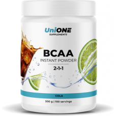 UniONE BCAA Instant Powder 500 гр, Кола