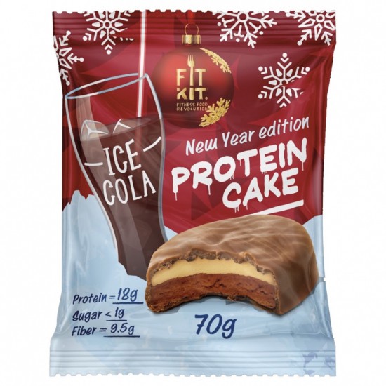 FIT KIT Extra PROTEIN CAKE 70гр, Ледяная кола