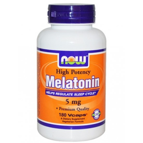 NOW Melatonin 5 mg 180 кап