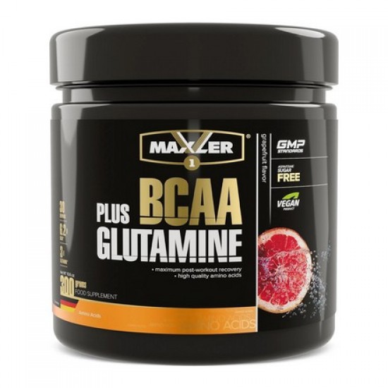 MAXLER BCAA + Glutamine 300г, Грейпфрут