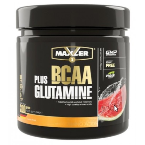 MAXLER BCAA + Glutamine 300г, Арбуз