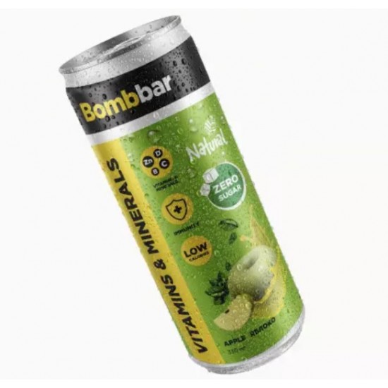 BOMBBAR Лимонад витаминизированный 330мл, Яблоко