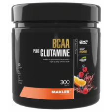 MAXLER BCAA + Glutamine 300г, Фруктовый пунш