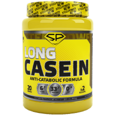 STEEL POWER Long Casein Protein 900г, Клубника со сливками